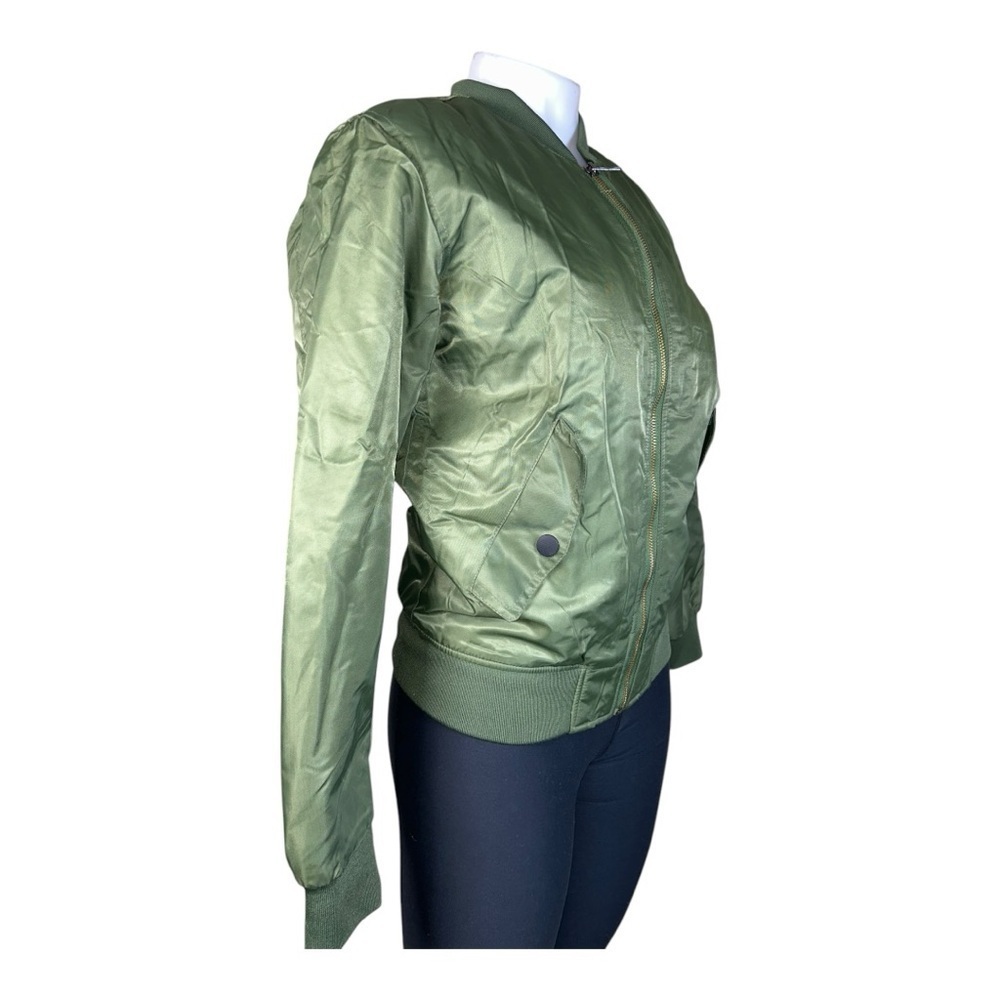 Asstseries Militare Women’s  Bomber Jacket Windbreaker Blue Lightweight Size S - Picture 3 of 15